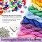 Friendship Bracelet Kit – DIY String Bracelet Making Kit for Girls (multi) 8.75 x 6.25 x 1.75 inches